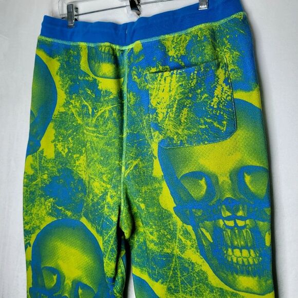 Russell Athletic X ASAP Worldwide Skull Print Joggers Size Large - Picture 6 of 8